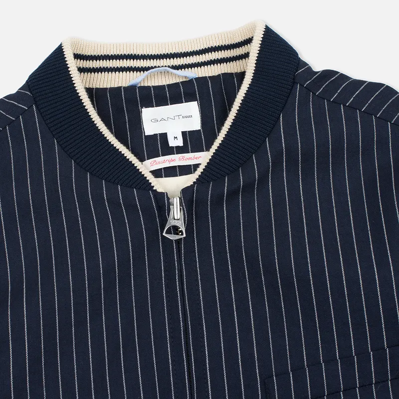 Gant Rugger Мужская куртка бомбер Pinstriped