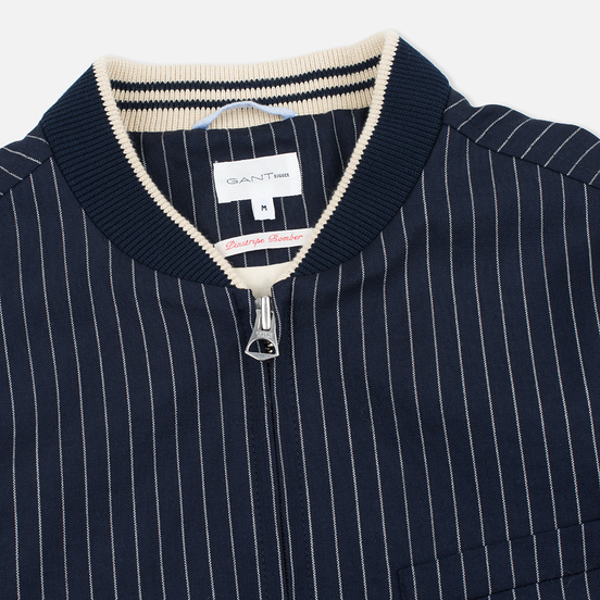 Мужская куртка бомбер Gant Rugger Pinstriped Navy
