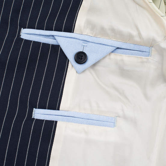 Мужская куртка бомбер Gant Rugger Pinstriped Navy