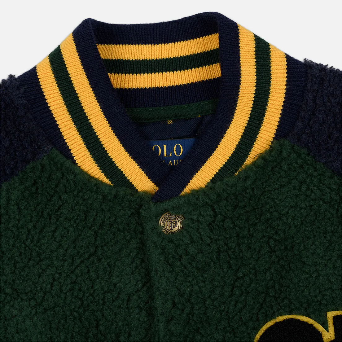 Polo Ralph Lauren Мужская куртка бомбер Fleece Letterman