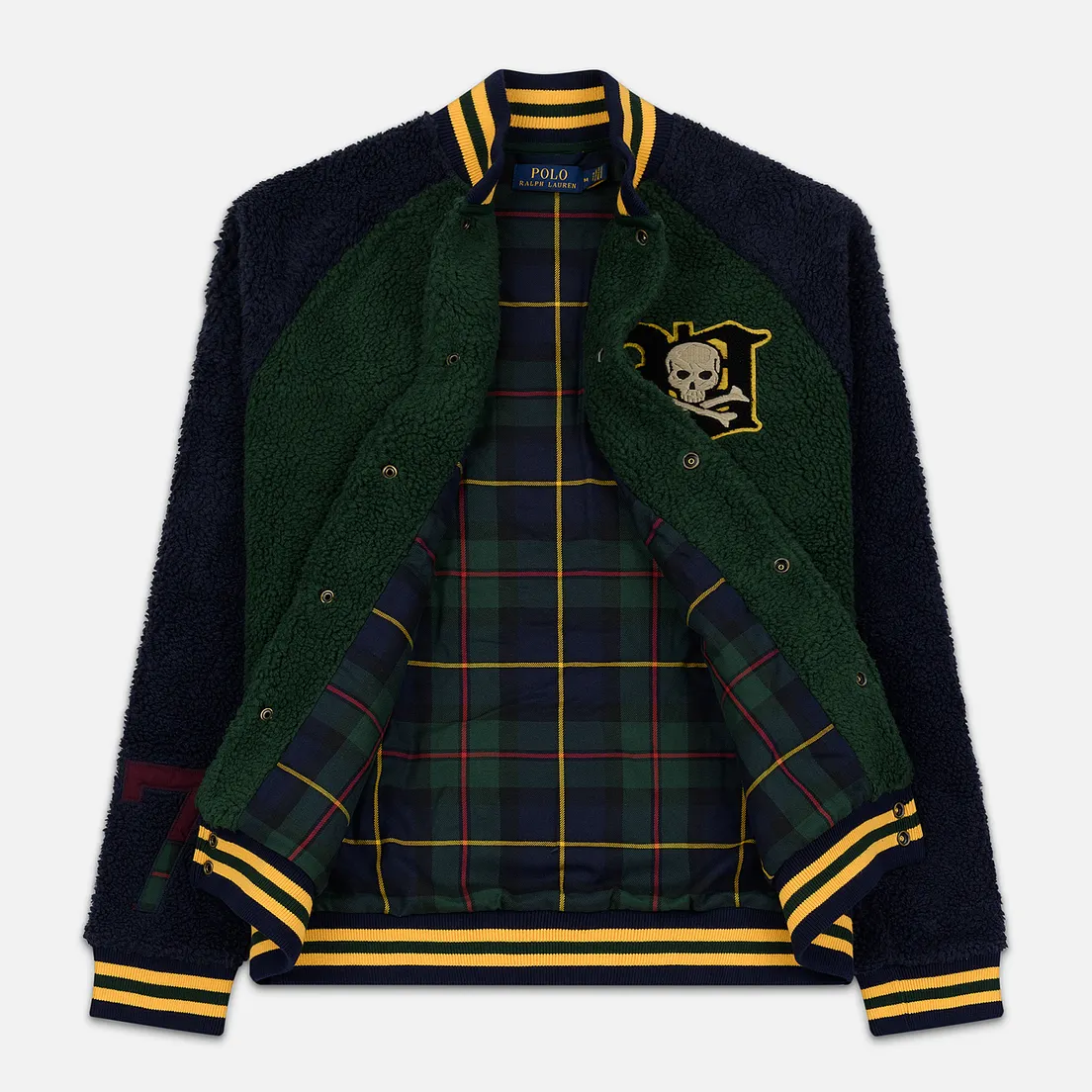 Polo Ralph Lauren Мужская куртка бомбер Fleece Letterman