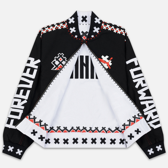 Мужская куртка бомбер Puma x JAHNKOY Reversible Black/White
