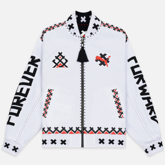 Мужская куртка бомбер Puma x JAHNKOY Reversible Black/White