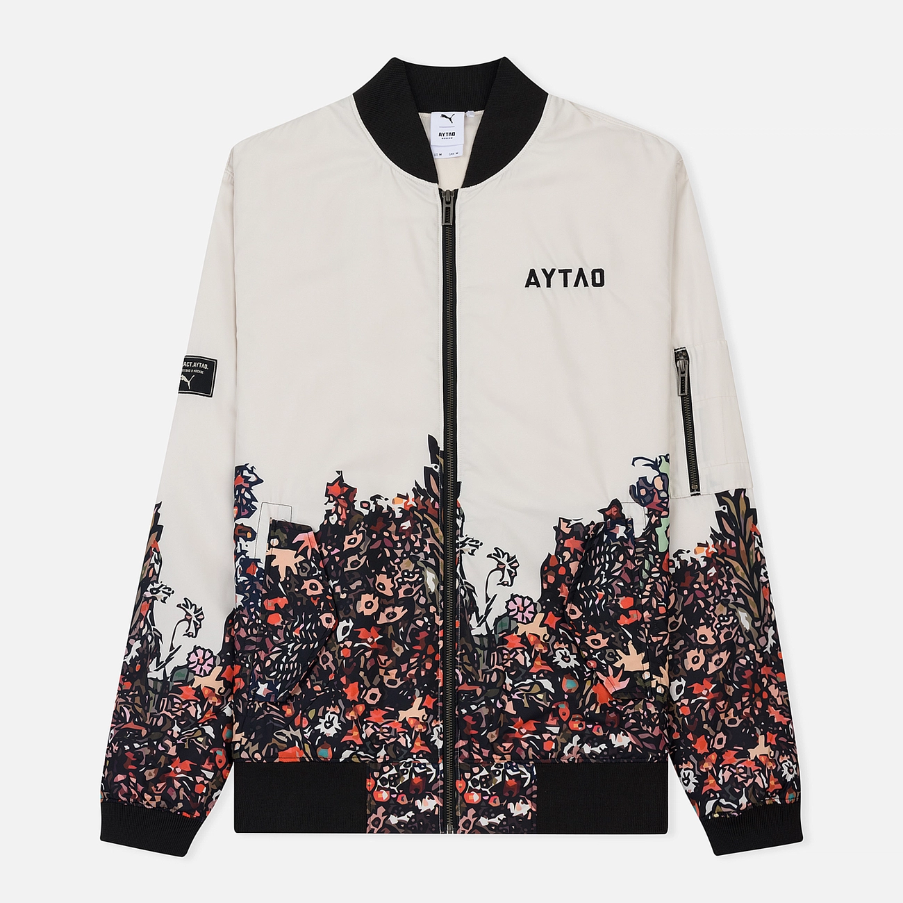Мужская куртка бомбер Puma x OUTLAW Moscow Zip-Up All Over Print 