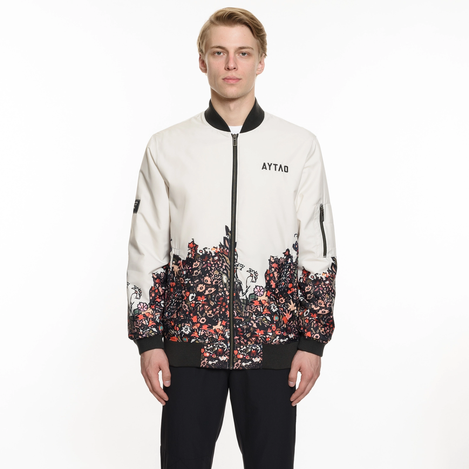 Мужская куртка бомбер Puma x OUTLAW Moscow Zip-Up All Over Print 