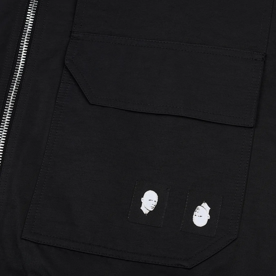 Rick Owens DRKSHDW Мужская куртка бомбер Woven Padded Cop Flight