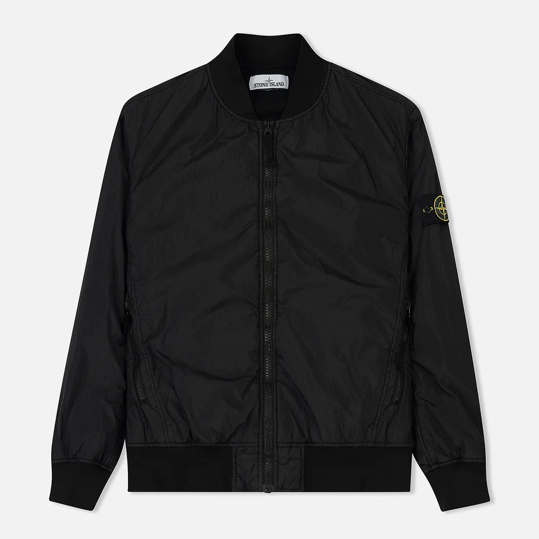 Stone Island Мужская куртка бомбер Lightweight Garment Dyed Crinkle Reps NY