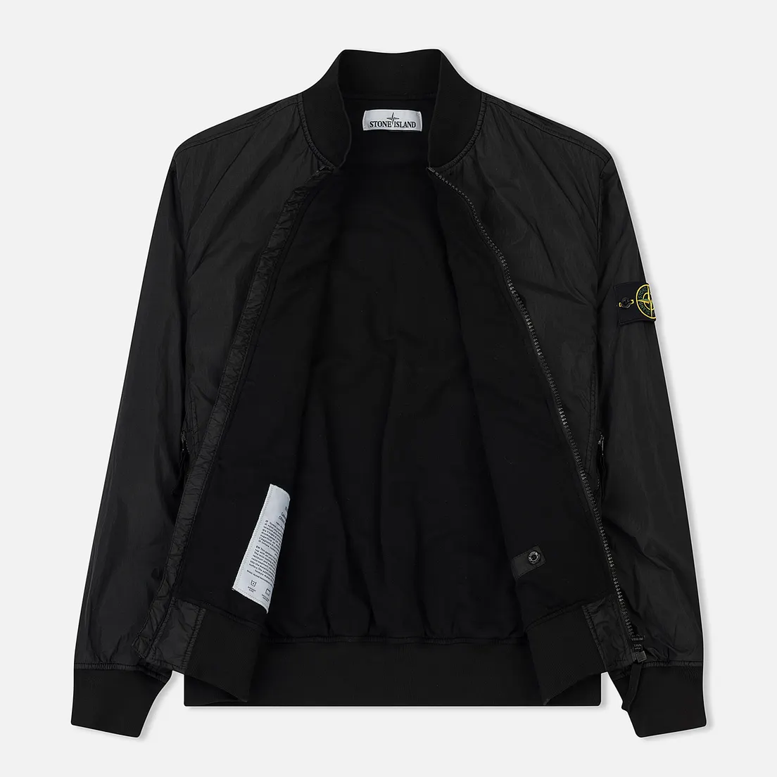 Stone Island Мужская куртка бомбер Lightweight Garment Dyed Crinkle Reps NY
