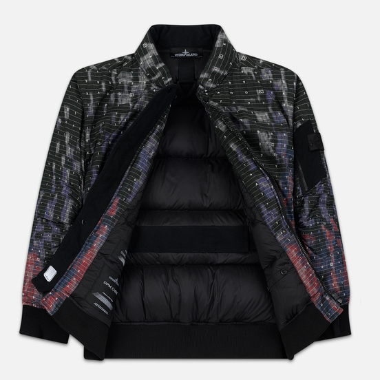 Мужская куртка бомбер Stone Island Shadow Project DPM Chine Wool Black