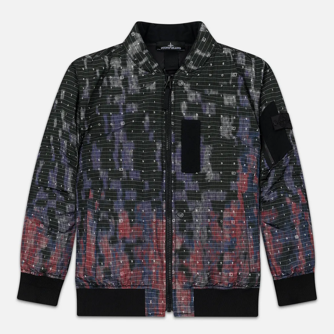Stone Island Shadow Project Мужская куртка бомбер DPM Chine Wool