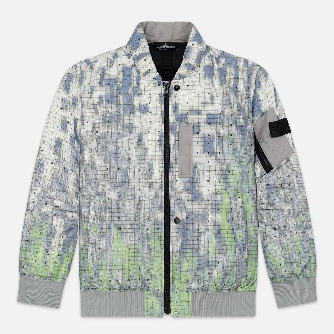 Stone Island Shadow Project Мужская куртка бомбер DPM Chine Wool