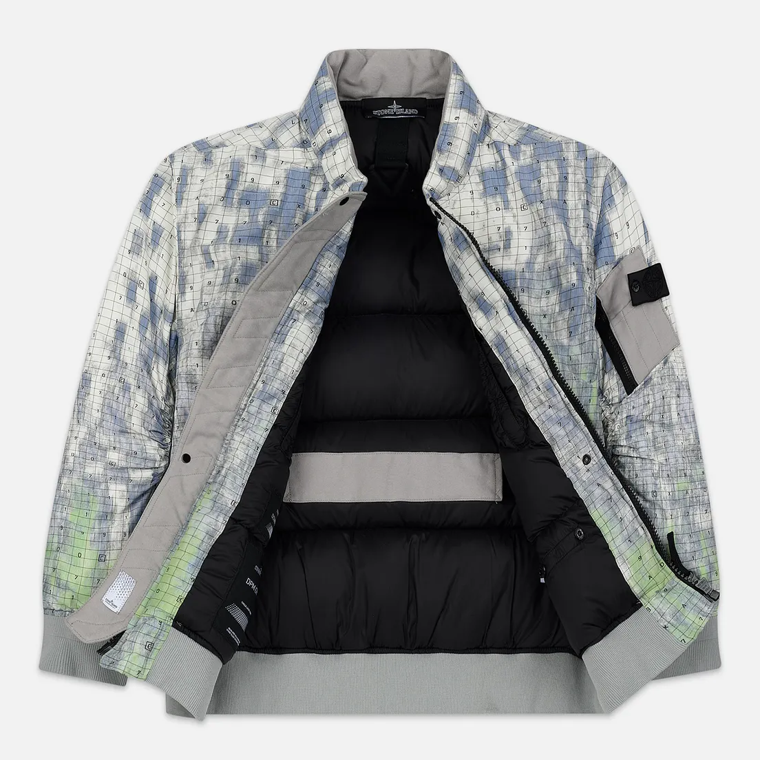 Stone Island Shadow Project Мужская куртка бомбер DPM Chine Wool