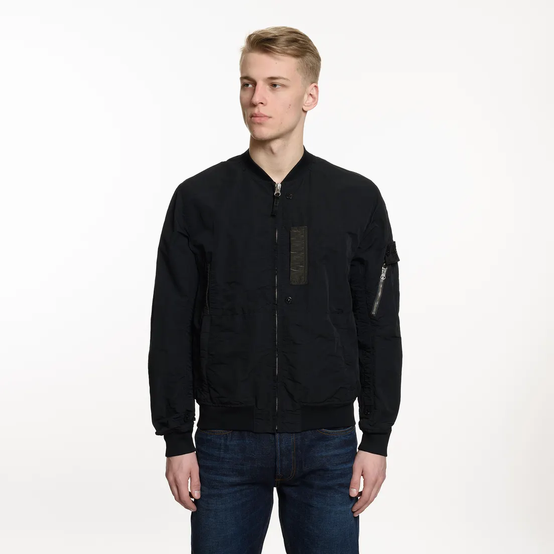 Stone Island Shadow Project Мужская куртка бомбер Flank Pocket Naslan
