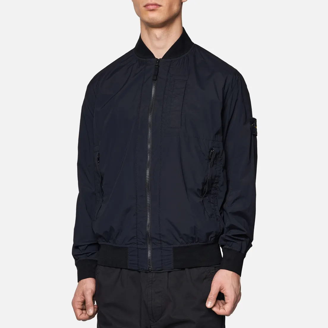 Stone Island Мужская куртка бомбер Skin Touch Nylon-TC