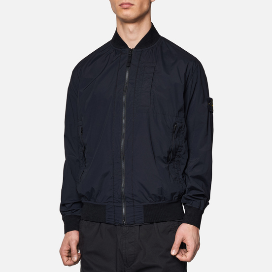Мужская куртка бомбер Stone Island Skin Touch Nylon-TC Black