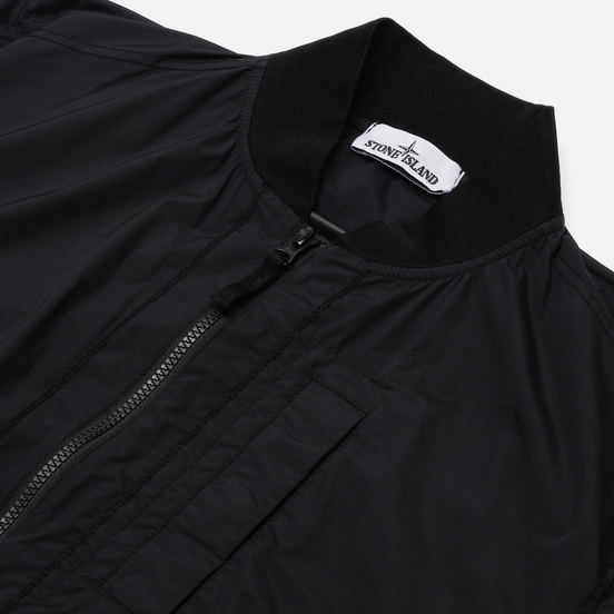 Мужская куртка бомбер Stone Island Skin Touch Nylon-TC Black