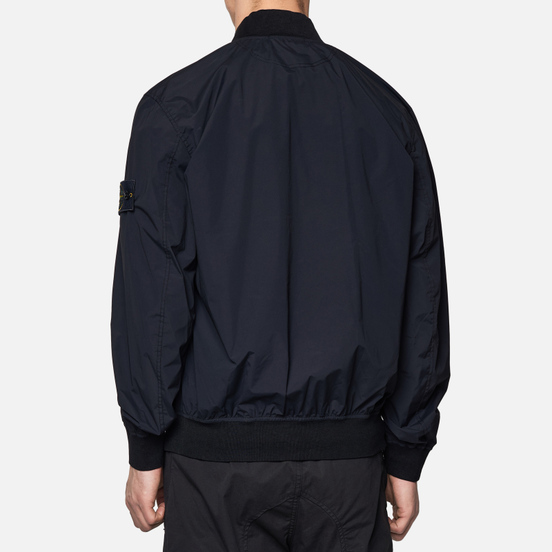 Мужская куртка бомбер Stone Island Skin Touch Nylon-TC Black