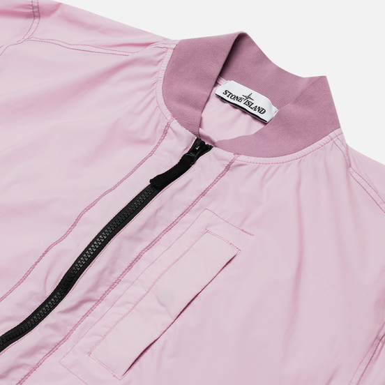 Мужская куртка бомбер Stone Island Skin Touch Nylon-TC Quartz Pink