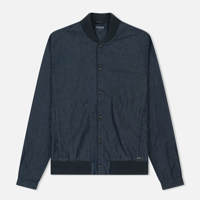 Мужская куртка бомбер Woolrich Denim Dark Chambray