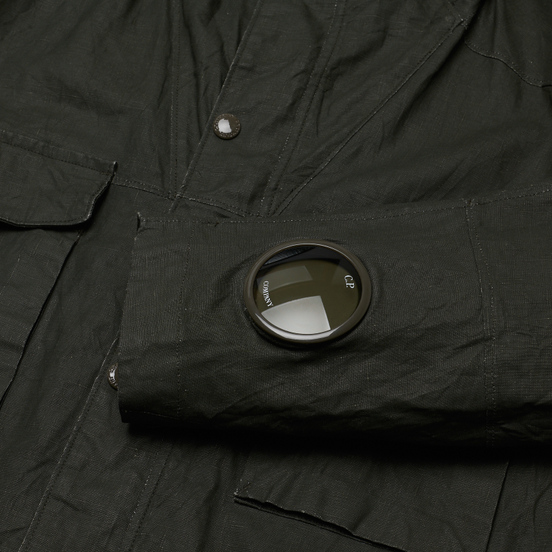 Мужская куртка C.P. Company Millie Miglia Plated Linen Forest Night