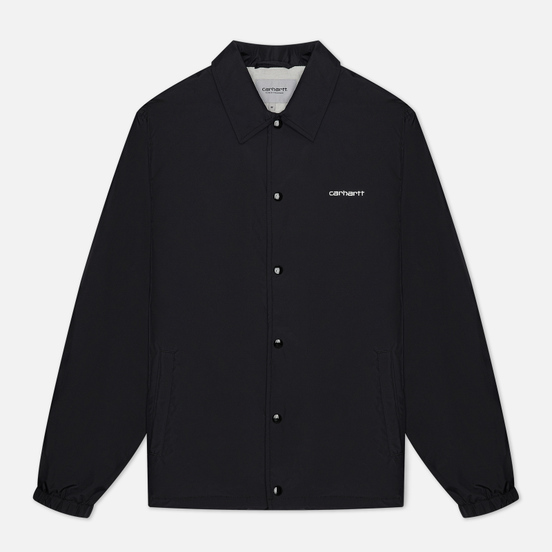 Мужская куртка Carhartt WIP Carhartt Script Coach 2.4 Oz Black/Wax