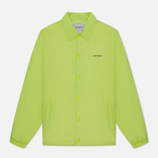 Мужская куртка Carhartt WIP Carhartt Script Coach 2.4 Oz Lime/Black