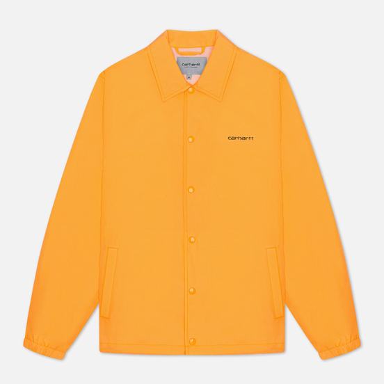 Мужская куртка Carhartt WIP Carhartt Script Coach 2.4 Oz Pop Orange/Black