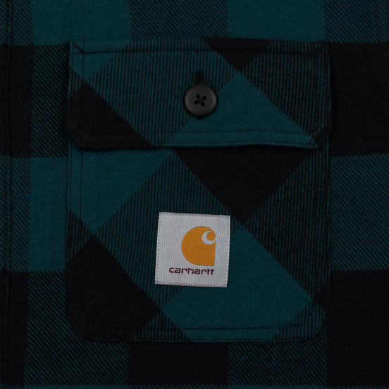 Мужская куртка Carhartt WIP Merton Check Dark Fir