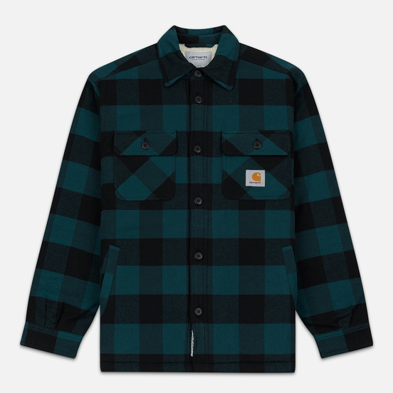 Мужская куртка Carhartt WIP Merton Check Dark Fir