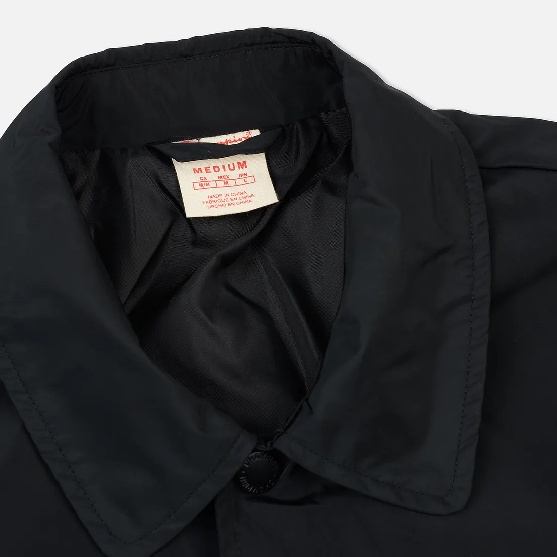 Champion Reverse Weave Мужская куртка Script Logo Satin Coach