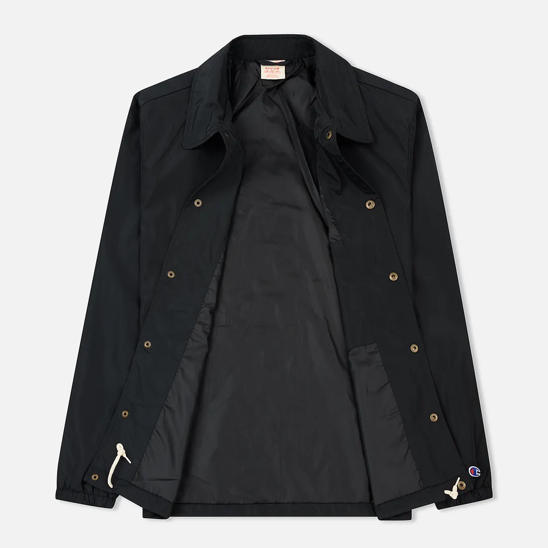 Champion Reverse Weave Мужская куртка Script Logo Satin Coach