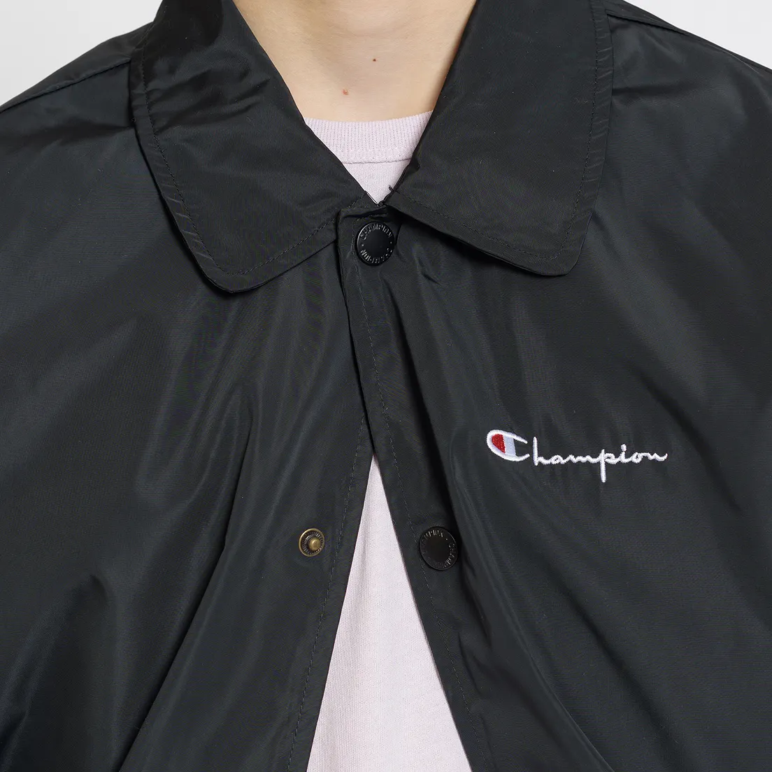 Champion Reverse Weave Мужская куртка Script Logo Satin Coach