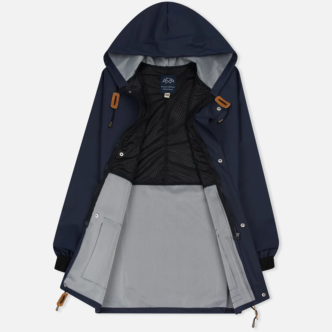 Bleu De Paname Мужская куртка дождевик Parka Guerande