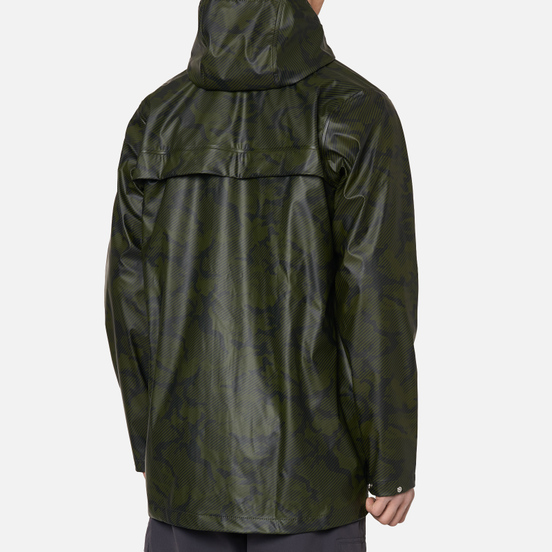 Мужская куртка дождевик Helly Hansen Moss Rain Forest Camo