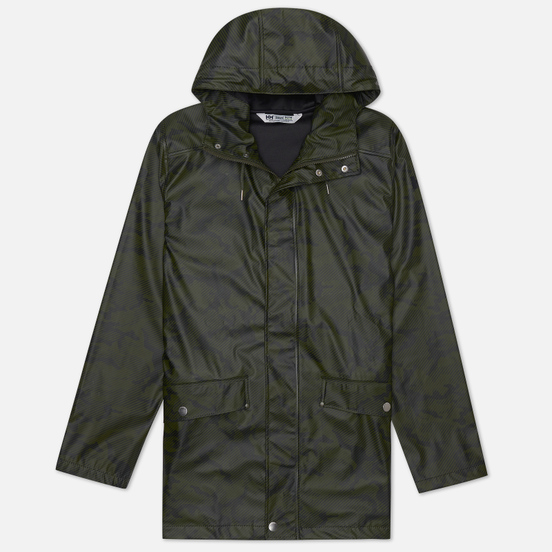 Мужская куртка дождевик Helly Hansen Moss Rain Forest Camo