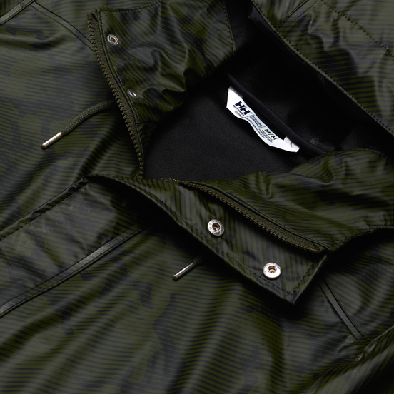 Мужская куртка дождевик Helly Hansen Moss Rain Forest Camo