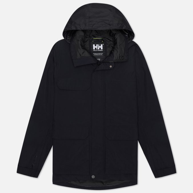 Мужская куртка дождевик Helly Hansen Utility Rain черного цвета