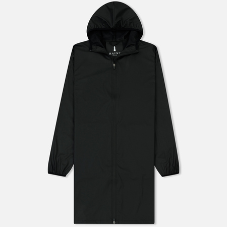 Мужская куртка дождевик Rains Base Long Jacket Black