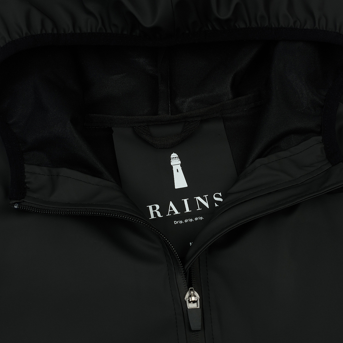 RAINS Мужская куртка дождевик Base Long Jacket