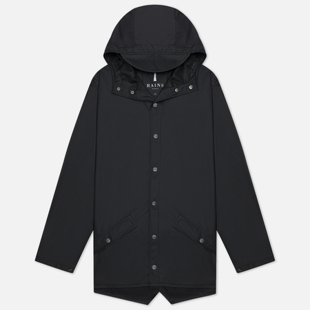 Мужская куртка дождевик RAINS Jacket, цвет чёрный, размер S-M