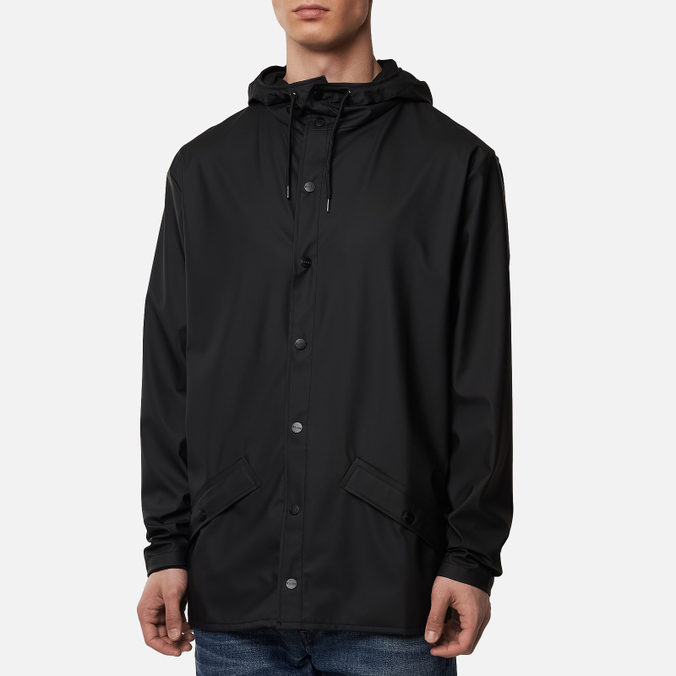 Мужская куртка дождевик RAINS, цвет чёрный, размер XS-S 1201-01 Jacket - фото 3