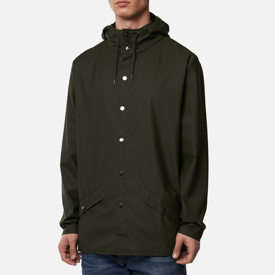 Мужская куртка дождевик Rains Jacket Green