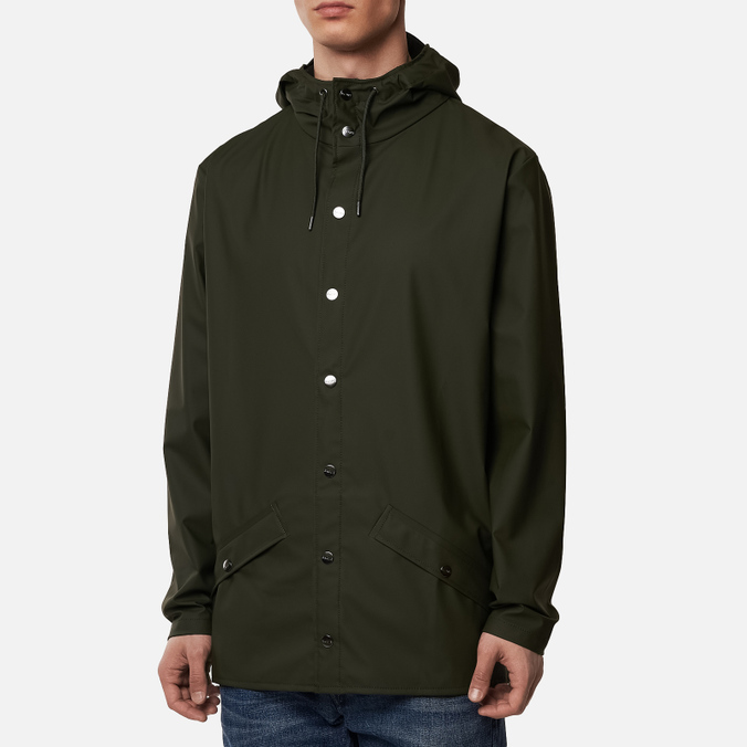 Мужская куртка дождевик RAINS, цвет зелёный, размер M-L 1201-03 Jacket - фото 3