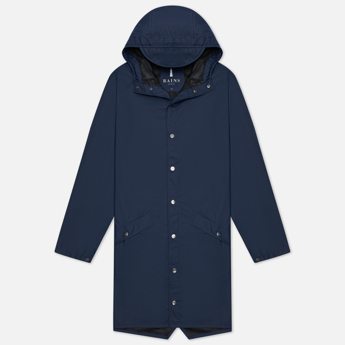 Мужская куртка дождевик RAINS, цвет синий, размер L-XL