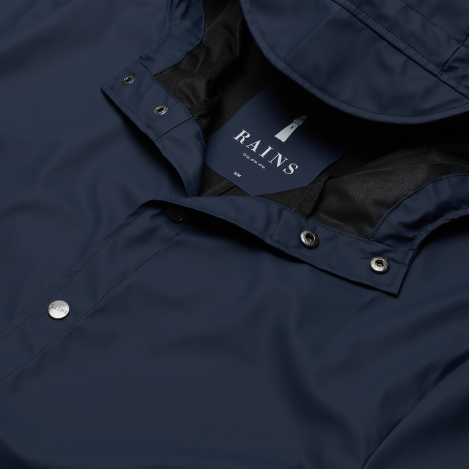 Мужская куртка дождевик RAINS, цвет синий, размер L-XL 1202-02 Long Jacket - фото 2