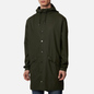 Мужская куртка дождевик Rains Long Jacket Green фото - 2