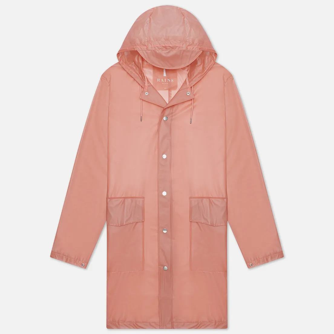 RAINS Мужская куртка дождевик Transparent Hooded
