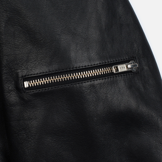 Мужская куртка Edwin Rider Cow Leather Black Garment Washed