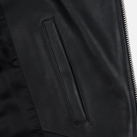 Мужская куртка Edwin Rider Cow Leather Black Garment Washed