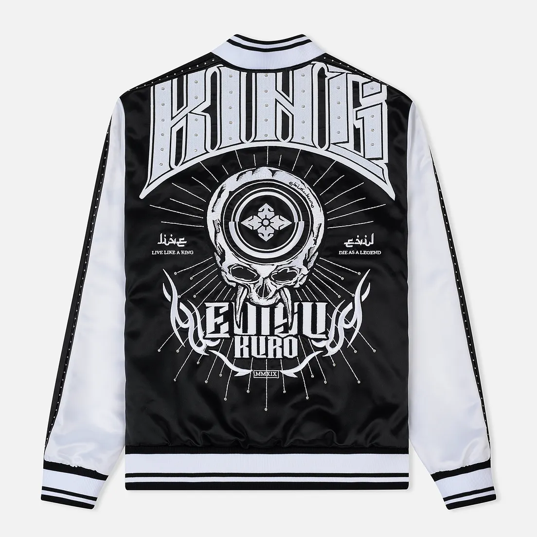 Evisu Мужская куртка Evisukuro Studded Sleeve Souvenir